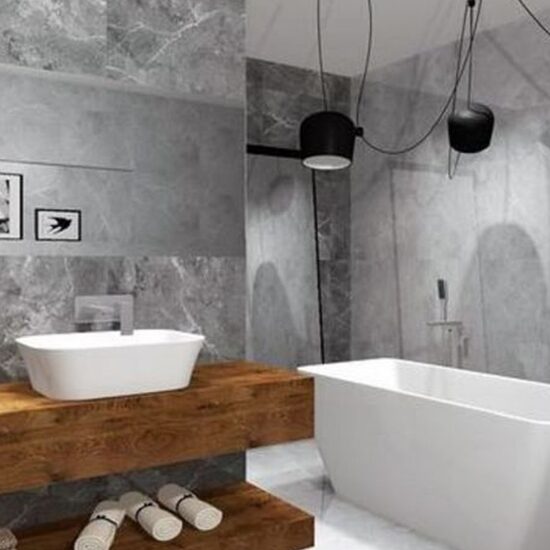 60×60 cm Malibu Grey / (~320 SEK/m²)